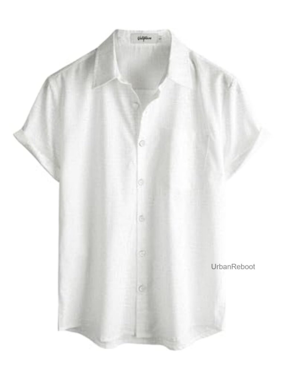 Mens Hawaiian Shirt Button Down Short Sleeve Cotton Linen Casual Tropical